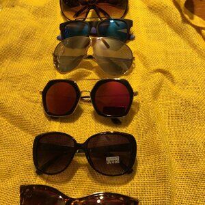 Set of 6 Sunglasses from Huntington beach